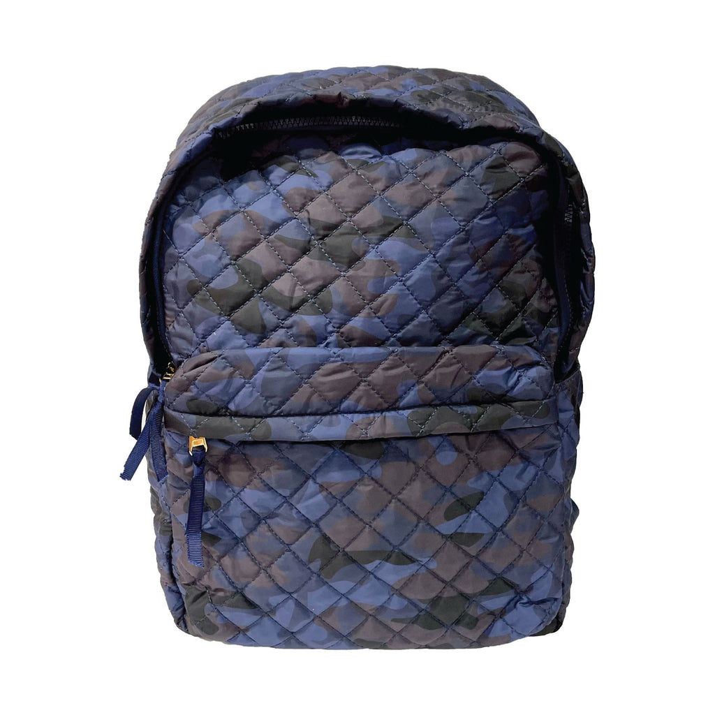 Anna Ocean Camo Quilted Book Bag