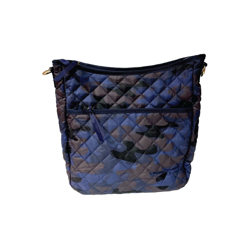 Emma Ocean Camo Crossbody Quilted Bag