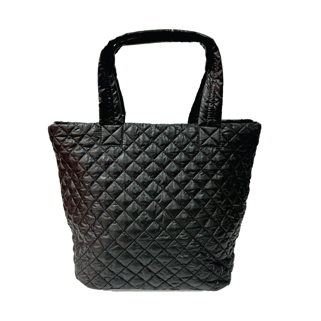Lily Jet Black Quilted Bag