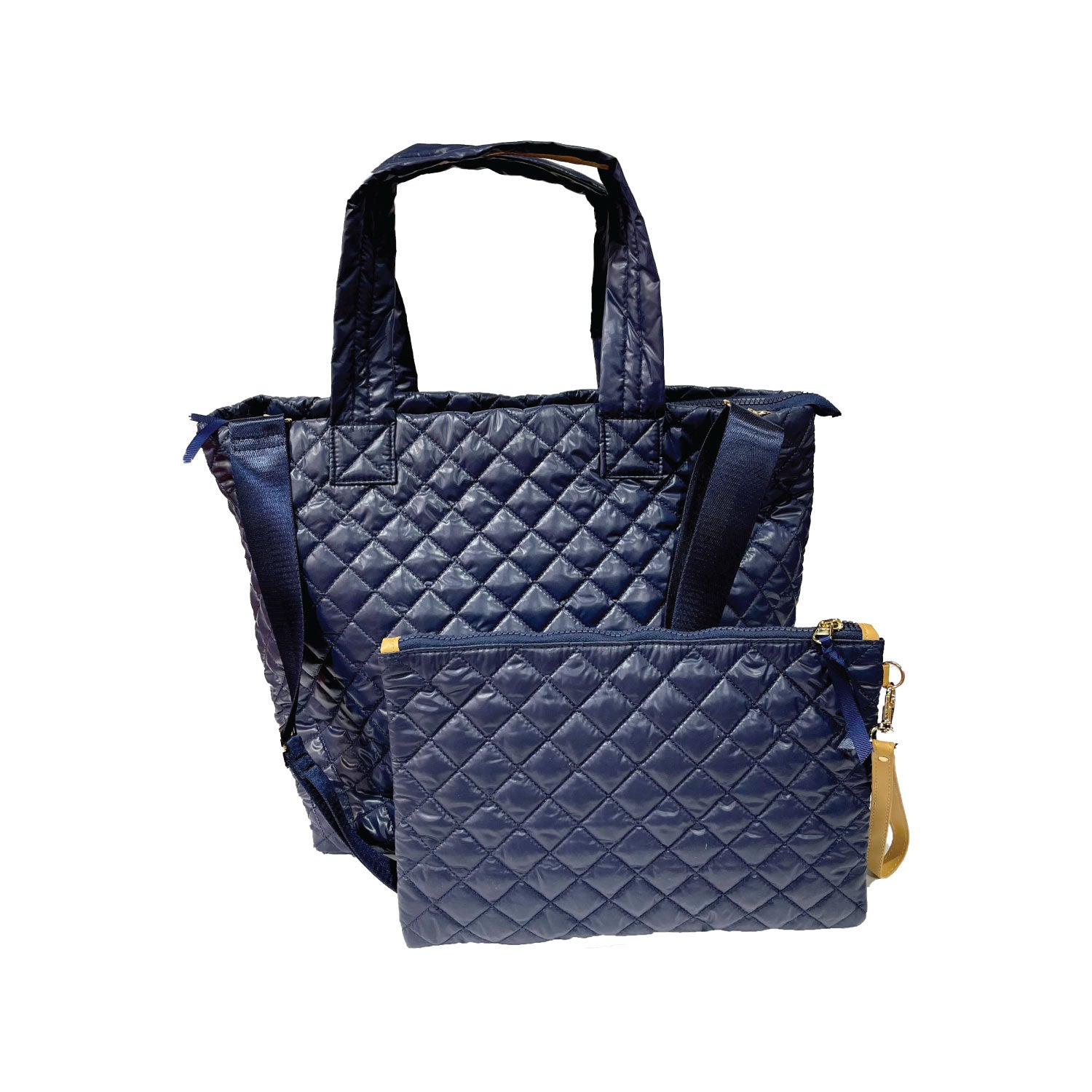 Lily Dark Ocean Quilted Bags